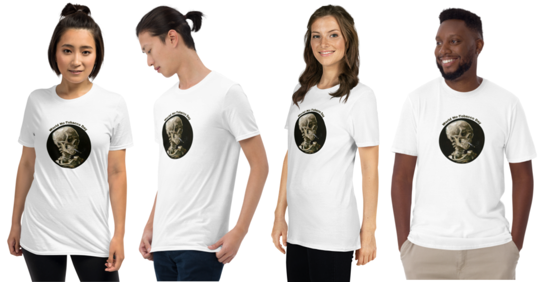 People wearing Earth Day shirts