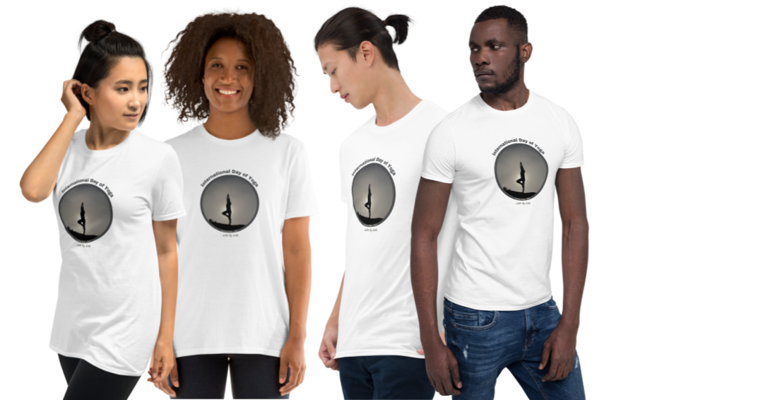 People wearing Earth Day shirts